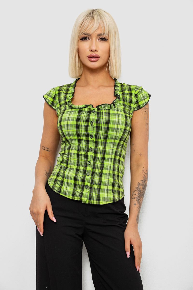 Блуза в клетку