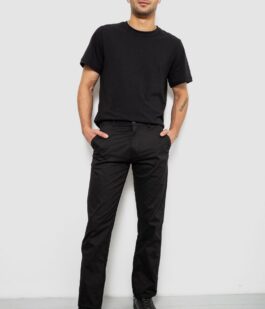 Брюки мужские классические, цвет черный, 243RY353