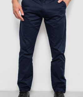 Брюки мужские классические, цвет синий, 243RXK39-4-3