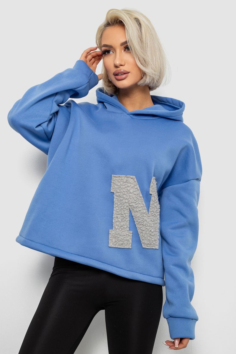 Худи женский с капюшоном на флисе