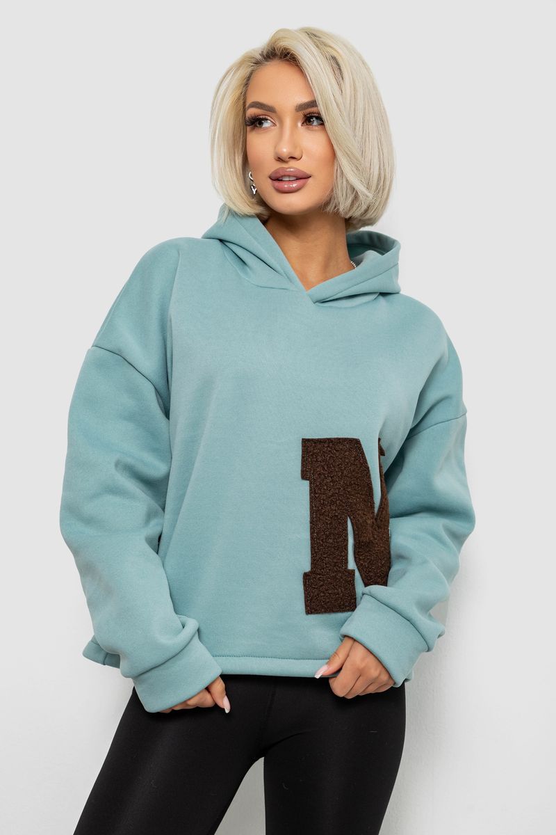 Худи женский с капюшоном на флисе