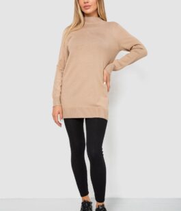 Свитер женский однотонный, цвет бежевый, 244R5550