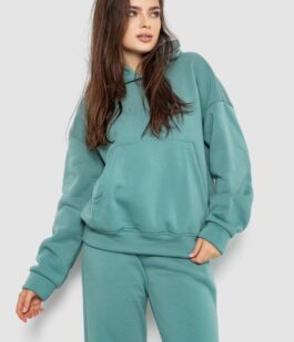 Спортивный костюм женский на флисе, цвет оливковый, 241R2001-2