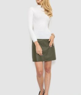 Водолазка женская трикотажная, цвет белый, 204R035