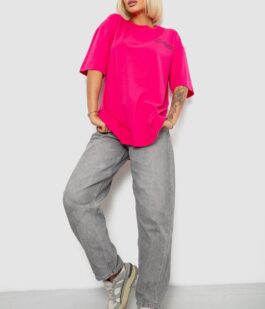 Футболка женская с принтом, цвет розовый, 244R2017