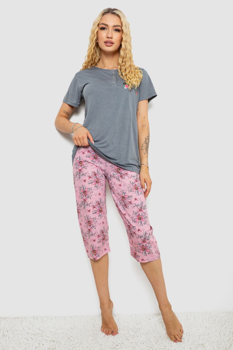 Пижама женская с принтом