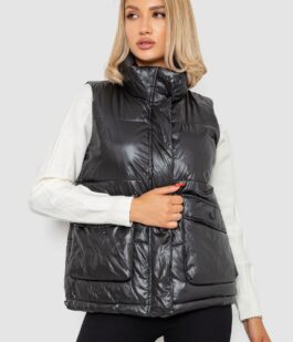 Жилет женские, цвет черный, 244R533-1