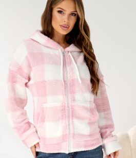 Кофта женская Тедди, цвет розовый, 257R48-5