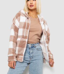 Кофта женская Тедди, цвет бежевый, 257R48-5