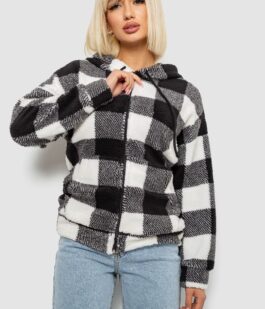 Кофта женская Тедди, цвет черный, 257R48-5