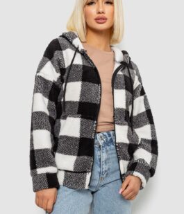 Кофта женская Тедди, цвет черный, 257R48-5