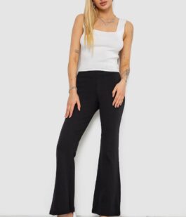 Штаны женские, цвет черный, 238R323