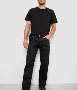 Брюки мужские, цвет черный, 243RFA611-505