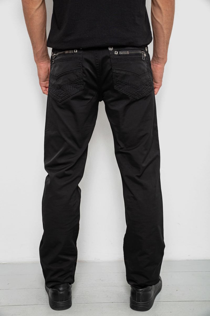 Брюки мужские, цвет черный, 243RFA611-505 — изображение 4