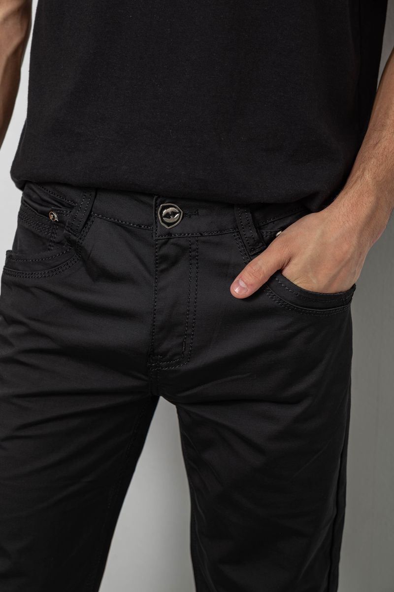 Брюки мужские, цвет черный, 243RFA611-505 — изображение 5