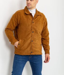 Ветровка  мужская на кнопках, цвет горчичный, 131R3022