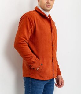 Ветровка  мужская на кнопках, цвет терракотовый, 131R3022
