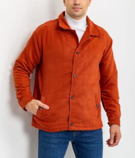 Ветровка  мужская на кнопках, цвет терракотовый, 131R3022