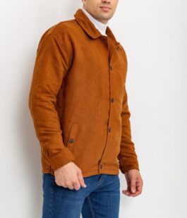 Ветровка  мужская на кнопках, цвет светло-коричневый, 131R3022