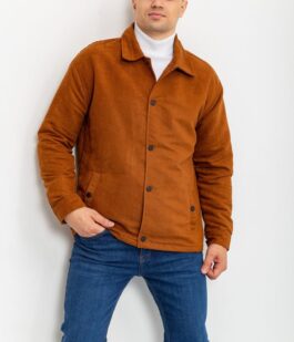 Ветровка  мужская на кнопках, цвет светло-коричневый, 131R3022