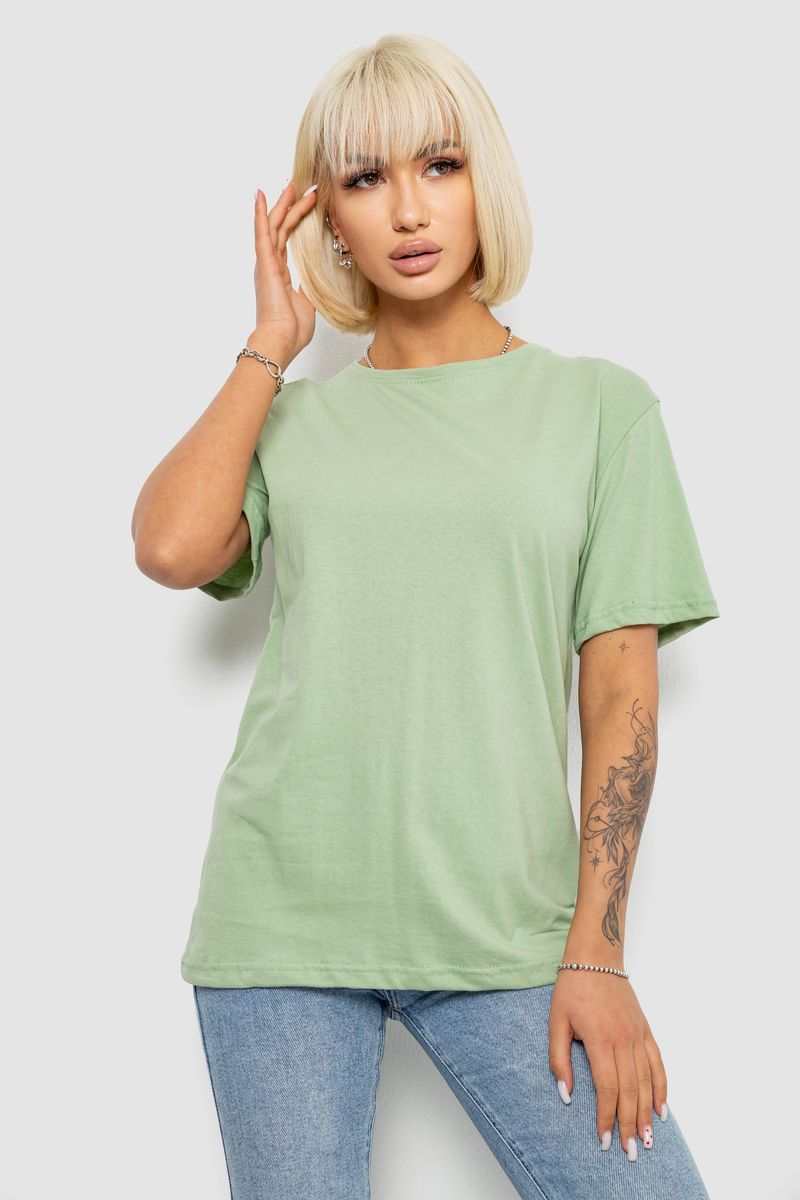 Футболка женская однотонная