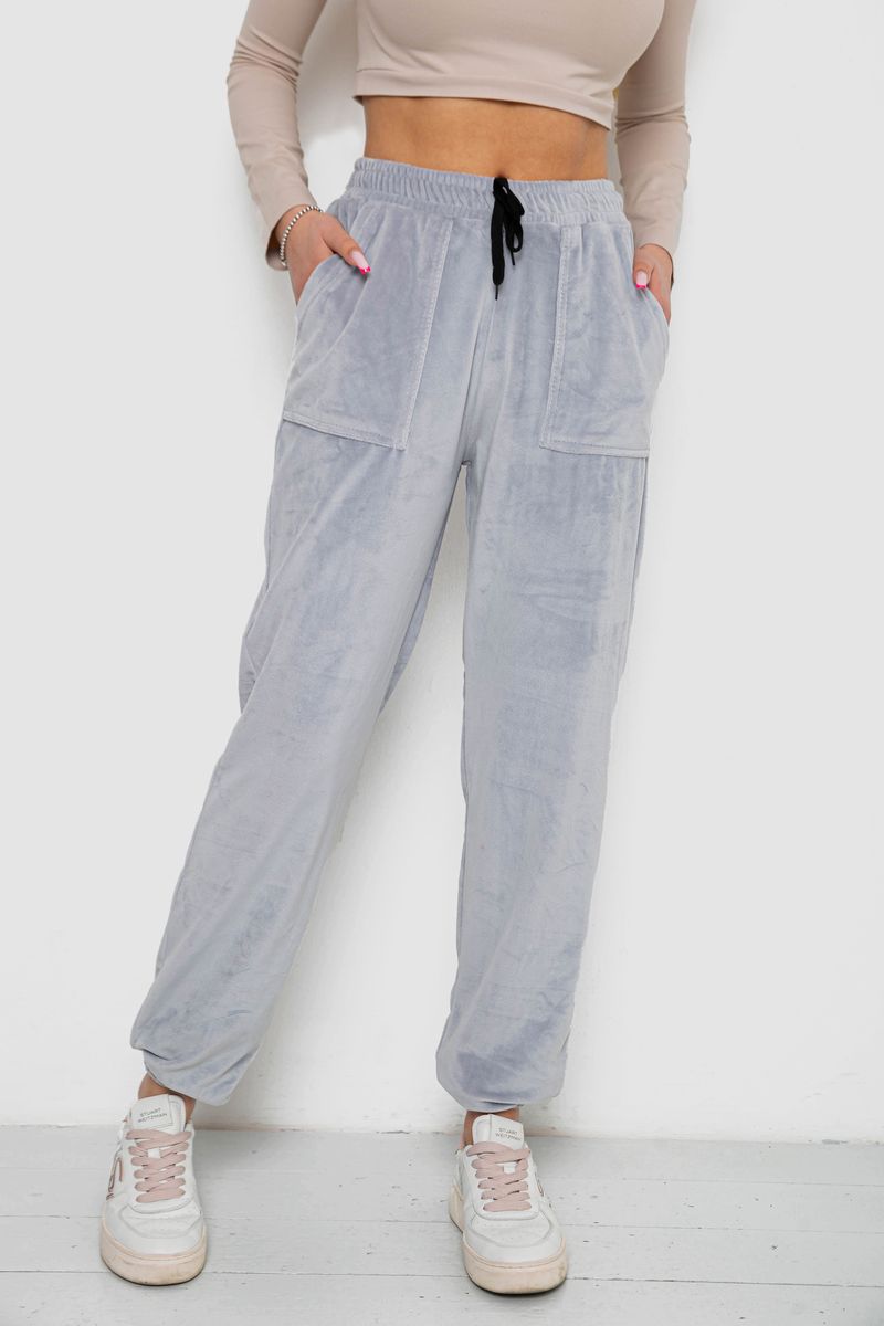 Штаны женские велюровые