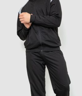 Спортивный костюм мужской двухнитка, цвет черный, 244R938