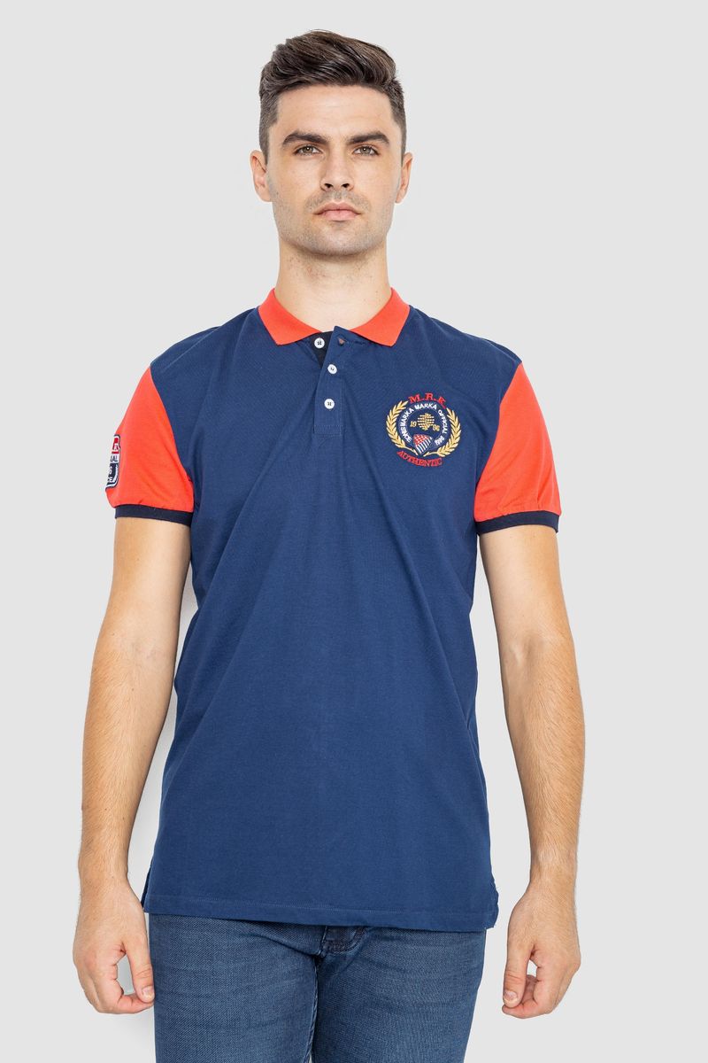 Поло мужское с принтом