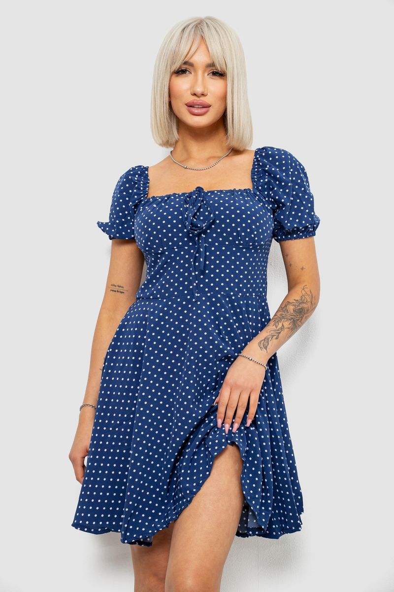 Платье женское в горошек софт