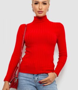 Гольф женский однотонный, цвет красный, 204R040