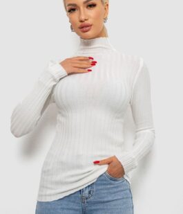 Гольф женский однотонный, цвет белый, 204R040