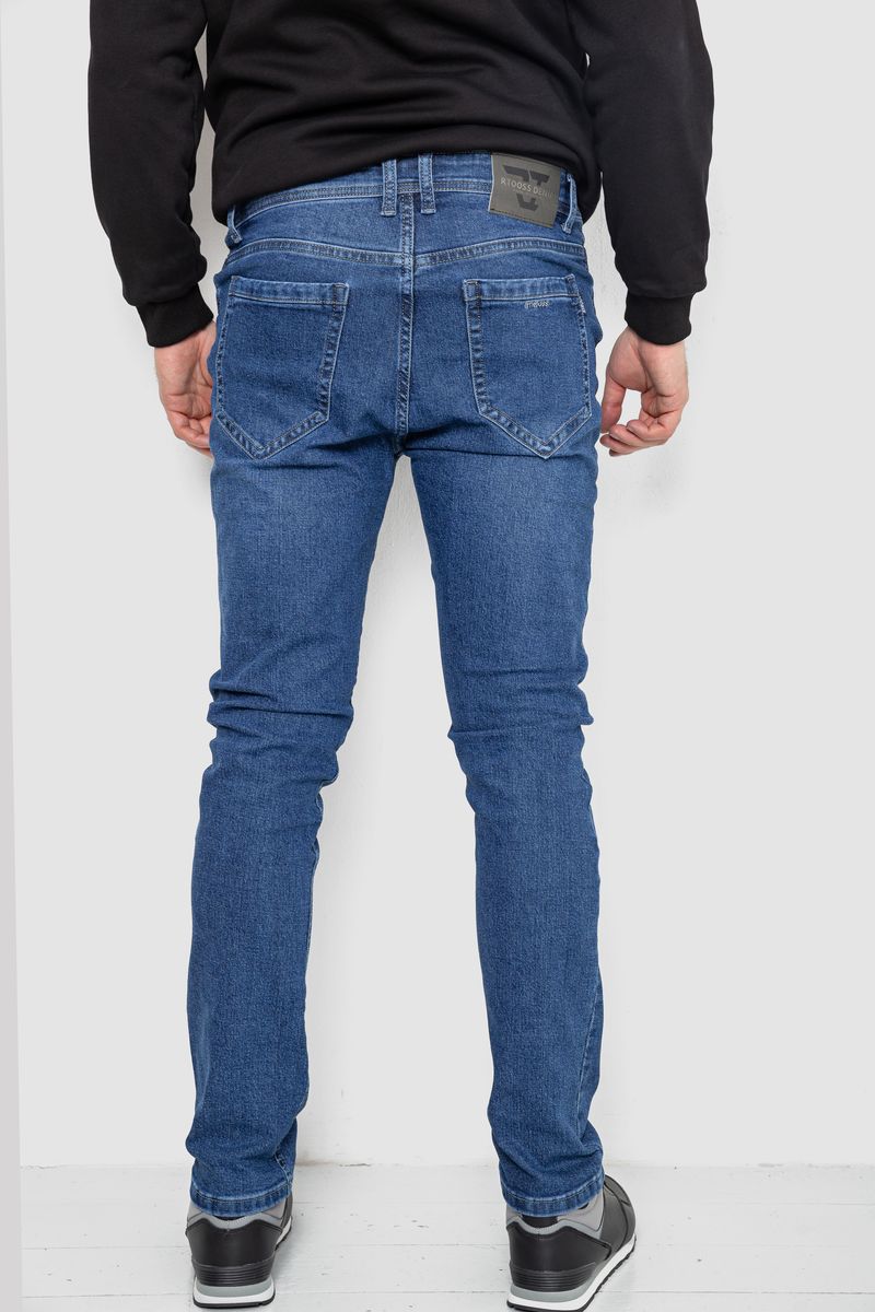 Джинсы мужские демисезонные, цвет синий, 243R8049 — изображение 4