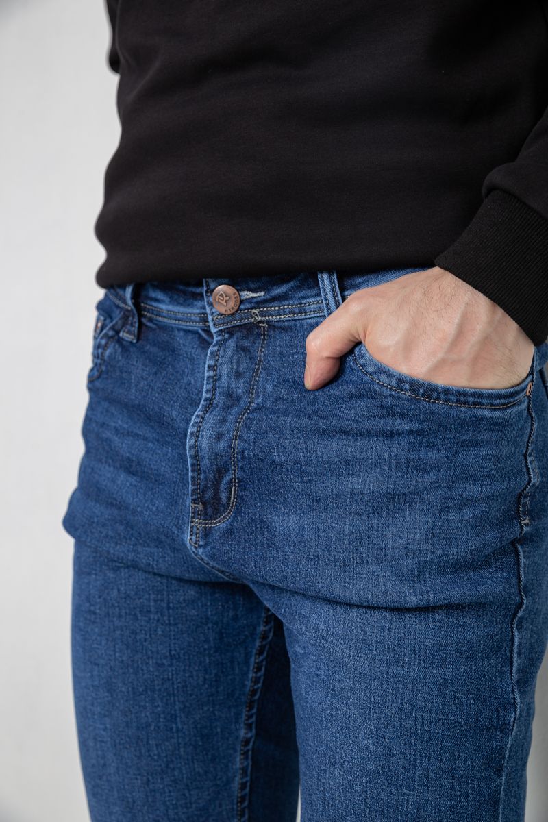 Джинсы мужские демисезонные, цвет синий, 243R8049 — изображение 5