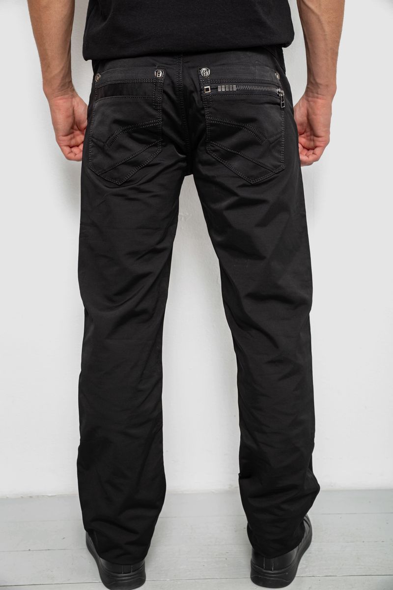 Брюки мужские, цвет черный, 243RFA611-522 — изображение 4