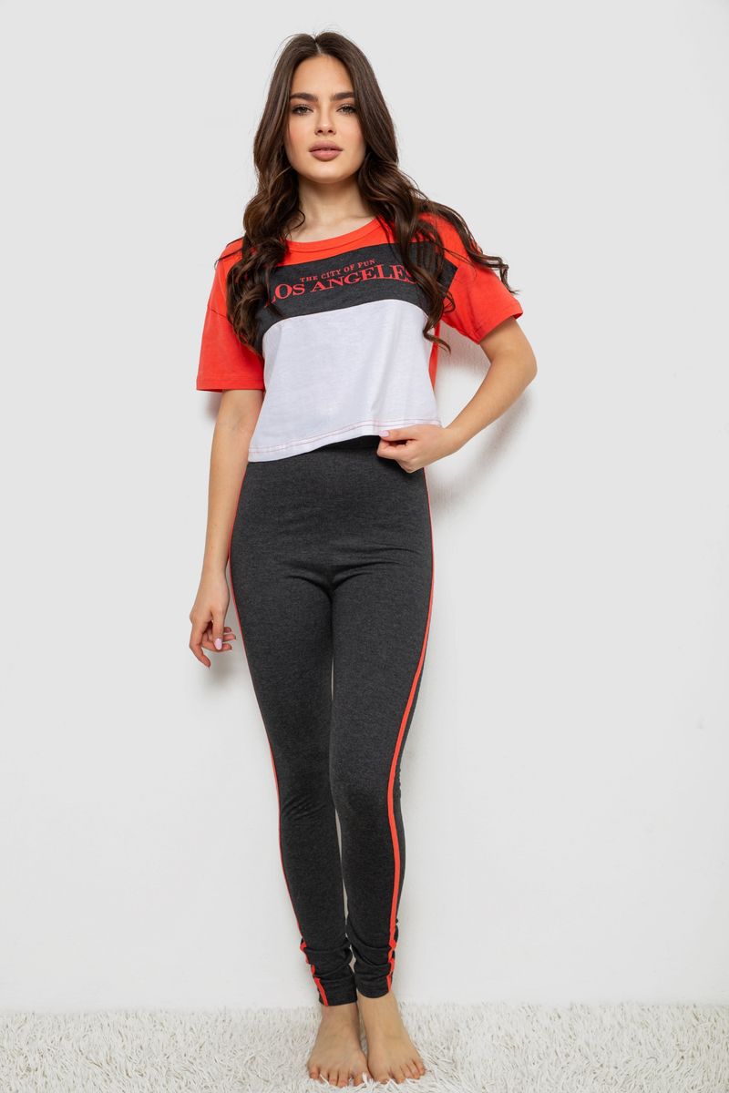 Пижама женская с принтом