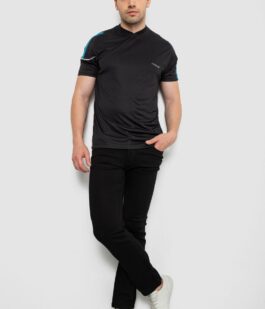 Футболка мужская, цвет черный, 244R0504-5