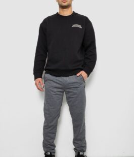 Спортивные штаны мужские однотонные, цвет серый, 244RY-440