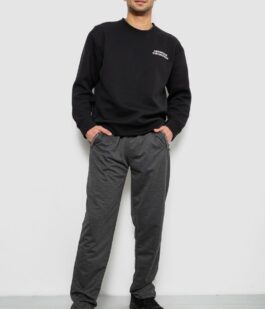 Спортивные штаны мужские однотонные, цвет серый, 244RY-400