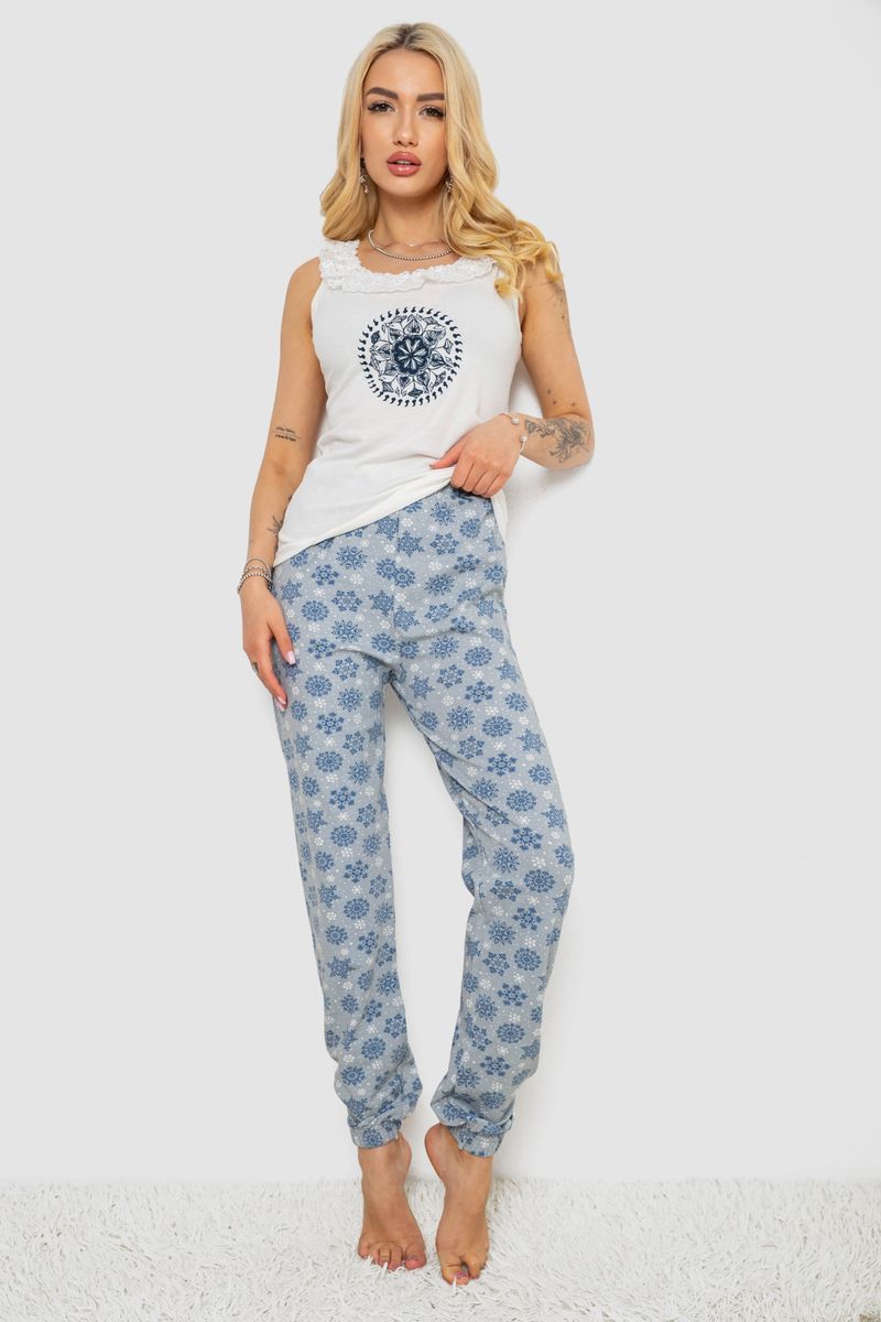 Пижама женская с принтом