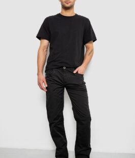 Брюки мужские, цвет черный, 243RFA611-532