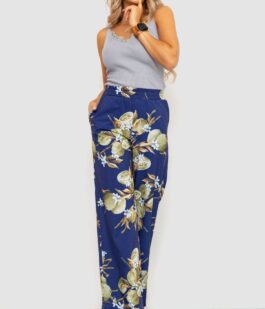 Брюки женские, цвет сине-оливковый, 172R073