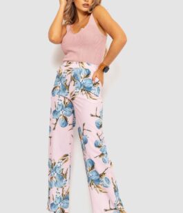 Брюки женские, цвет розовый, 172R073