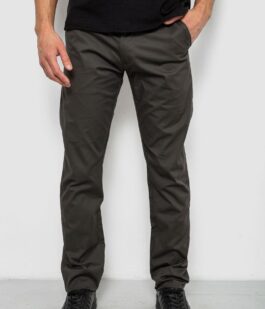 Брюки мужские классические, цвет хаки, 243RXK39-2