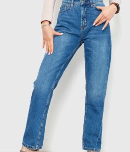 Джинсы женские MOM, цвет синий, 186R0027