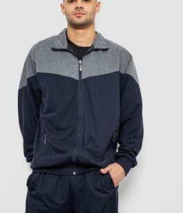 Спортивный костюм мужской двухнитка, цвет синий, 244RY-961