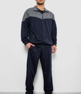 Спортивный костюм мужской двухнитка, цвет синий, 244RY-961