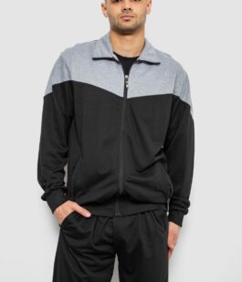 Спортивный костюм мужской двухнитка, цвет черный, 244RY-961