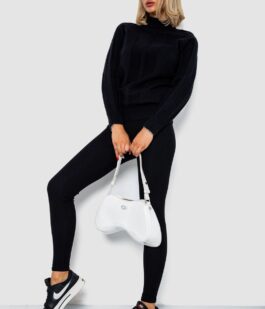 Гольф женский однотонный, цвет черный, 244R1516