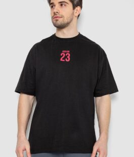 Футболка мужская с принтом, цвет черный, 244R7024