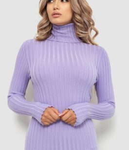 Гольф женский однотонный, цвет сиреневый, 204R043